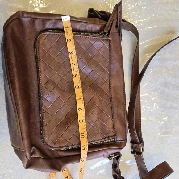 Brown Quilted Crossbody Bag - Picture 11 of 13